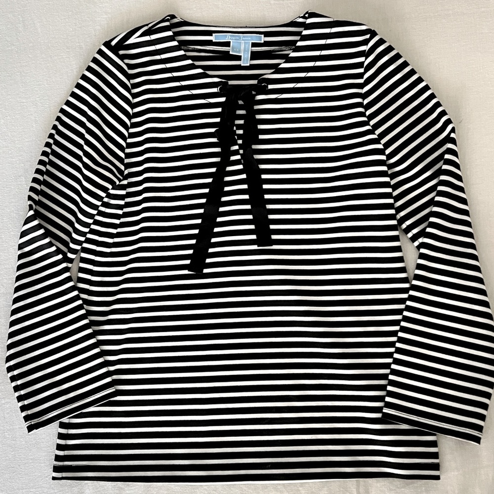 Draper James striped top SZ 0